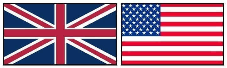 British and American word differences