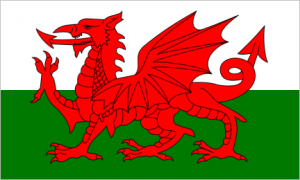 Flag of Wales Flag of Wales; migratory languages welsh