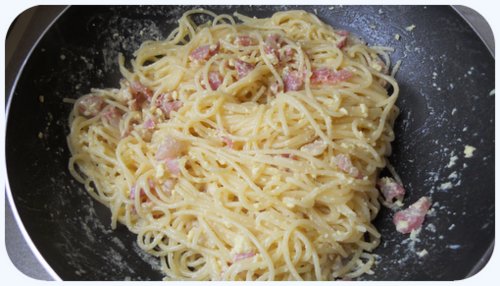 Spaghetti alla Carbonara in padella